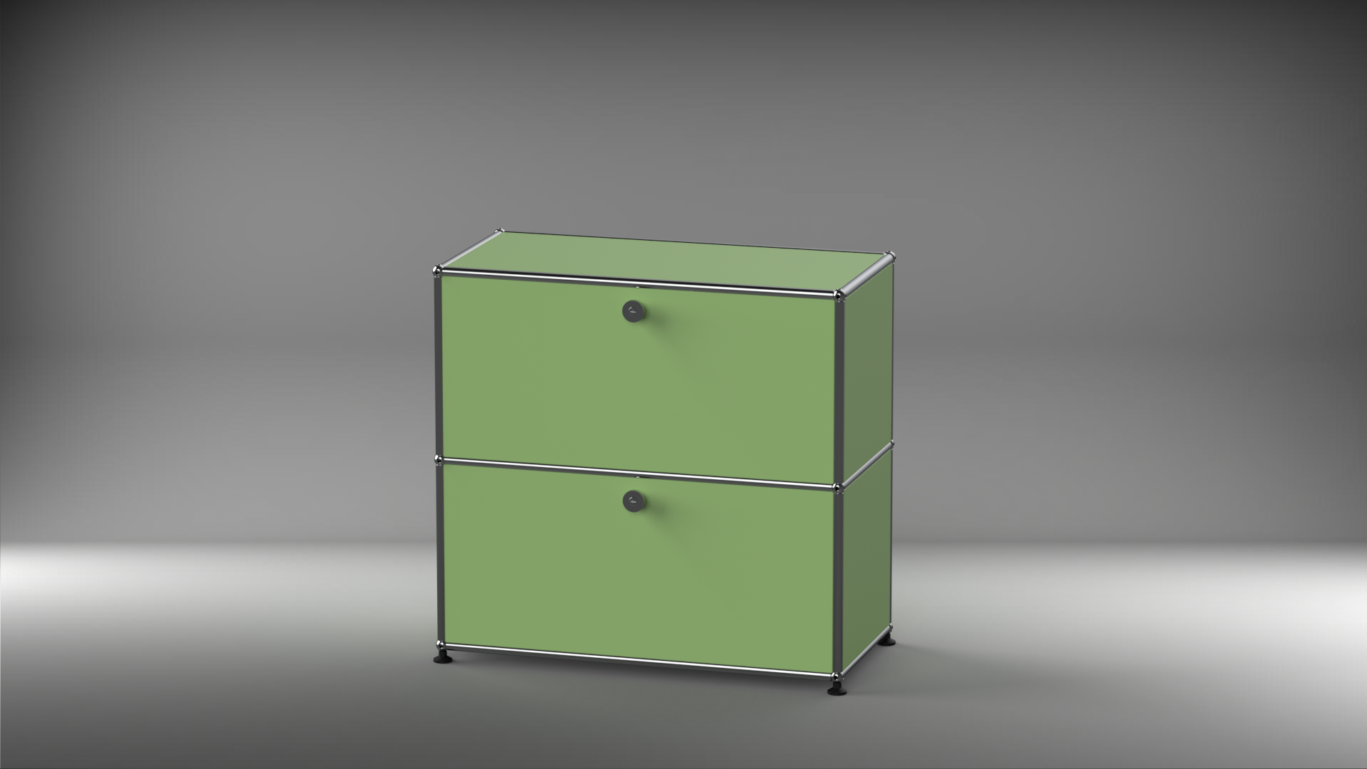 Highboard 1x2 mit zwei Klappen
