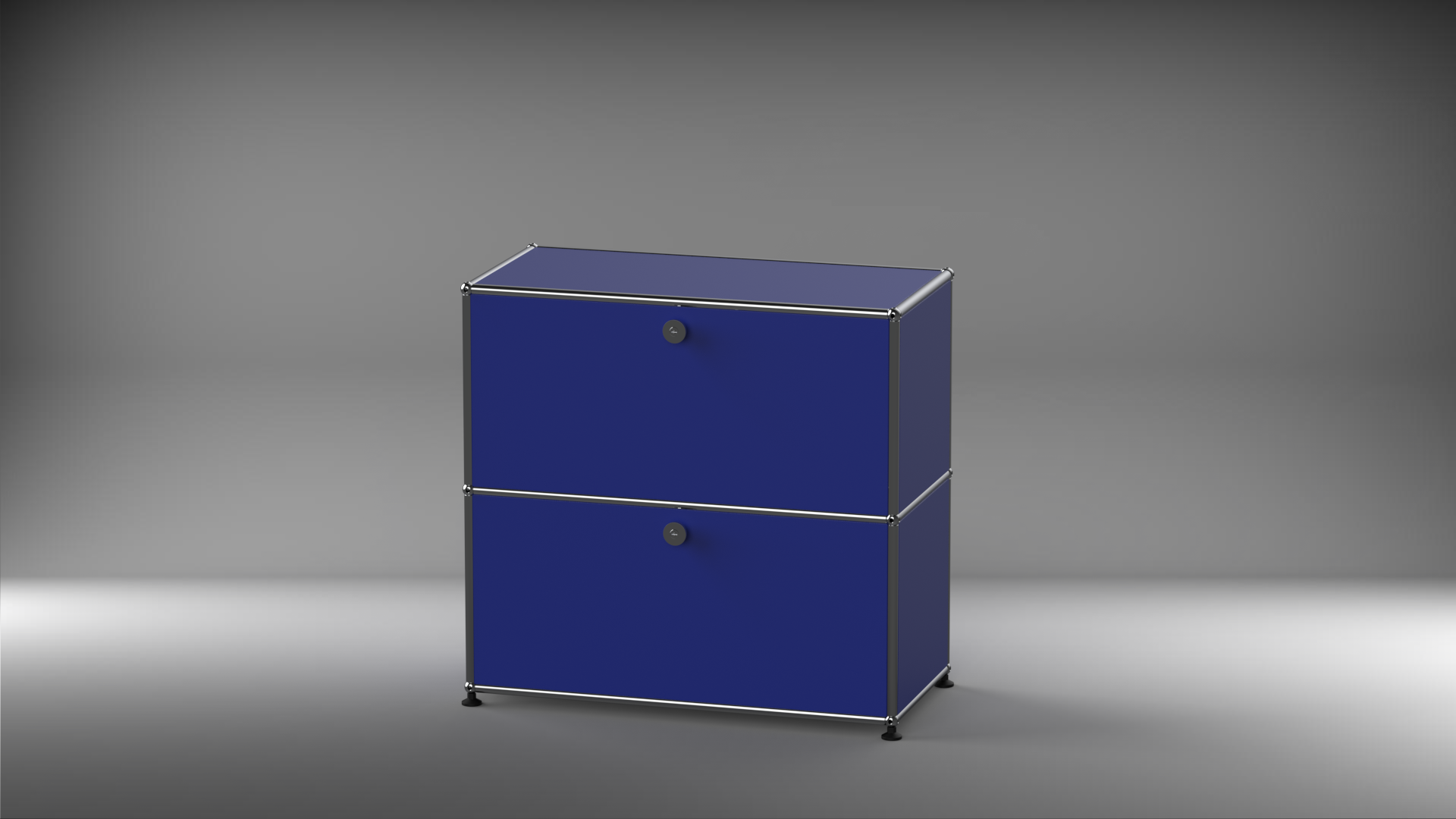 Highboard 1x2 mit zwei Klappen