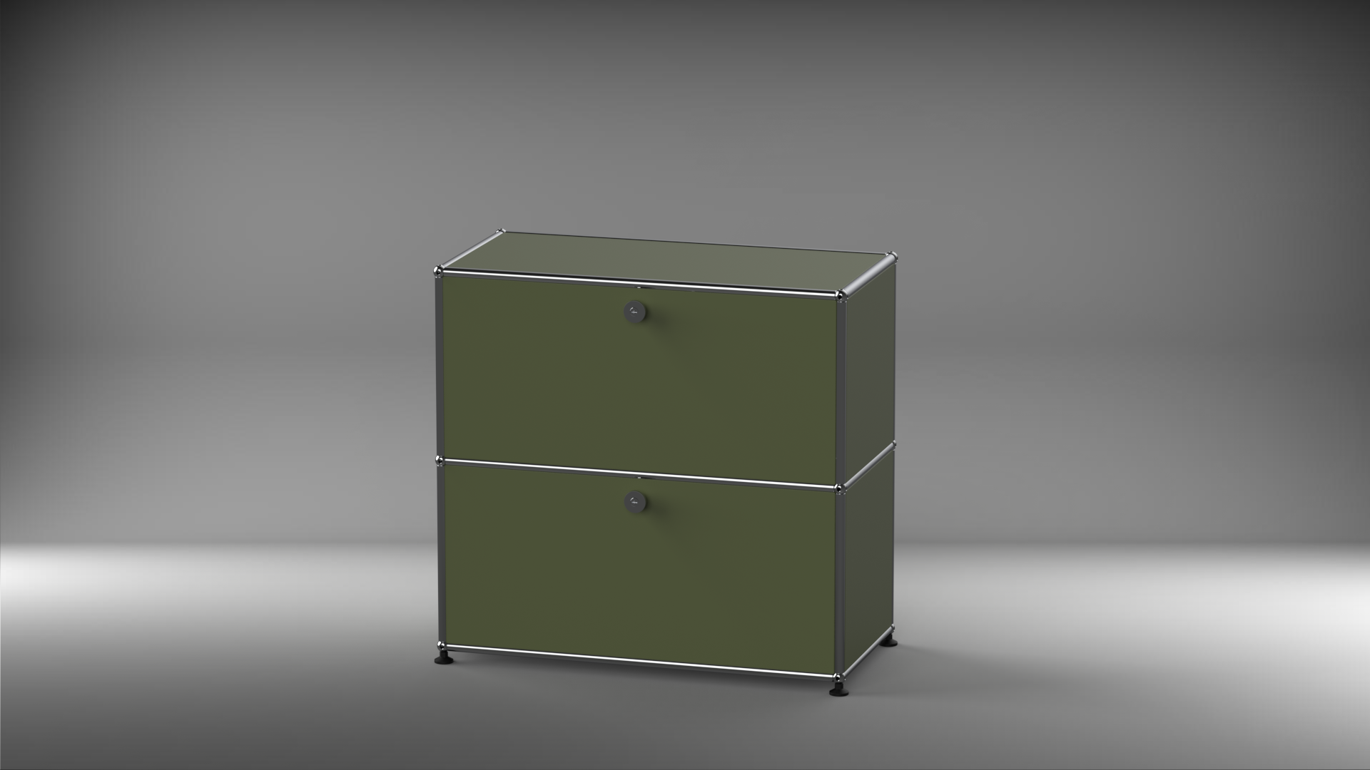Highboard 1x2 mit zwei Klappen