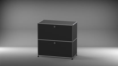 Highboard 1x2 mit zwei Klappen