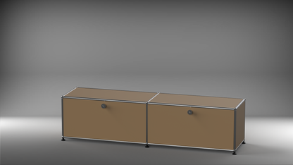Lowboard 2x1 mit zwei Klappen