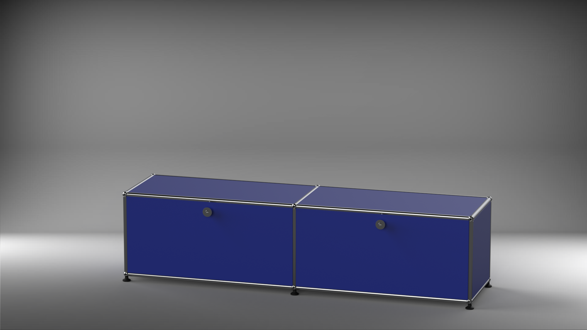 Lowboard 2x1 mit zwei Klappen