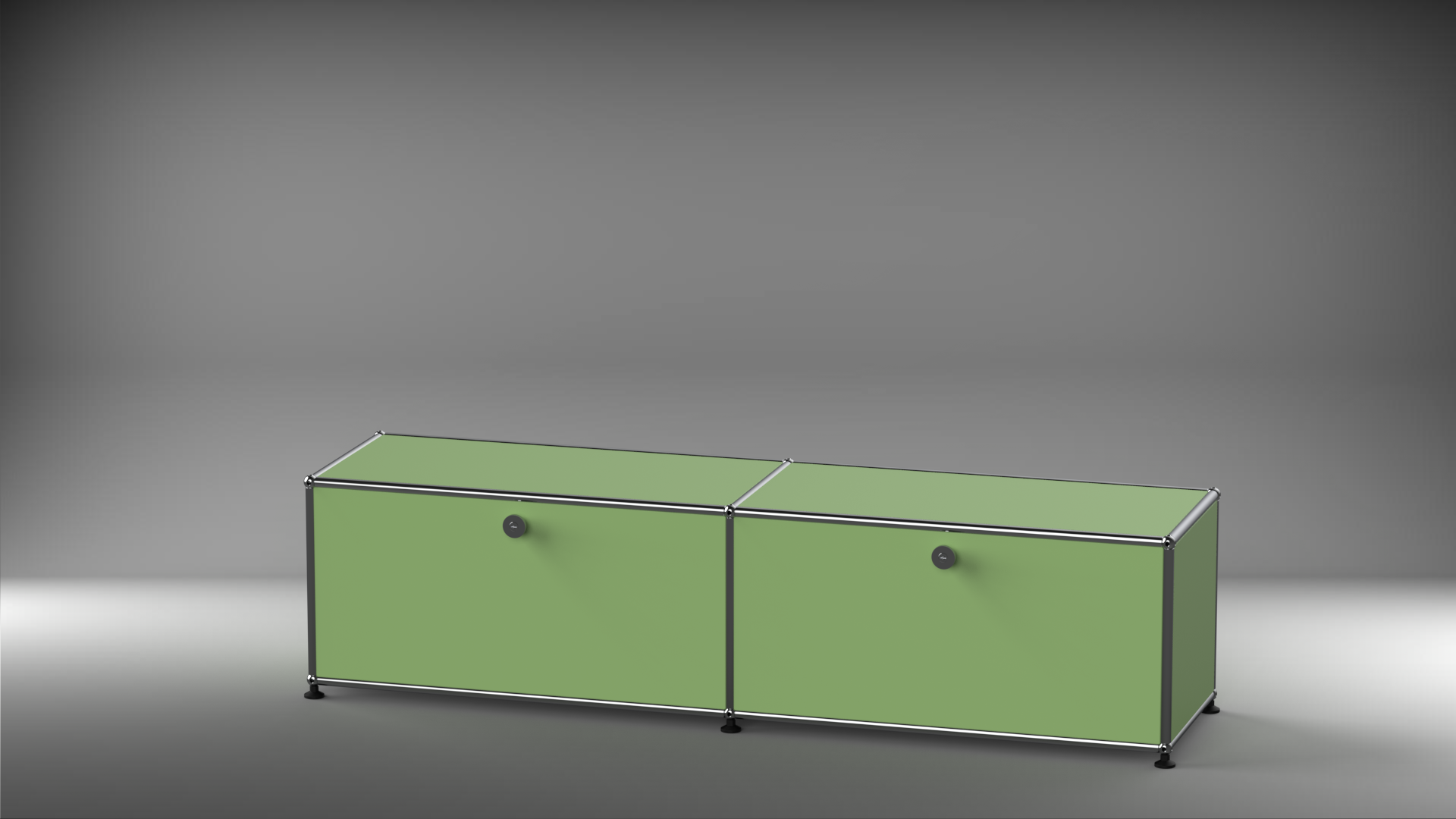 Lowboard 2x1 mit zwei Klappen