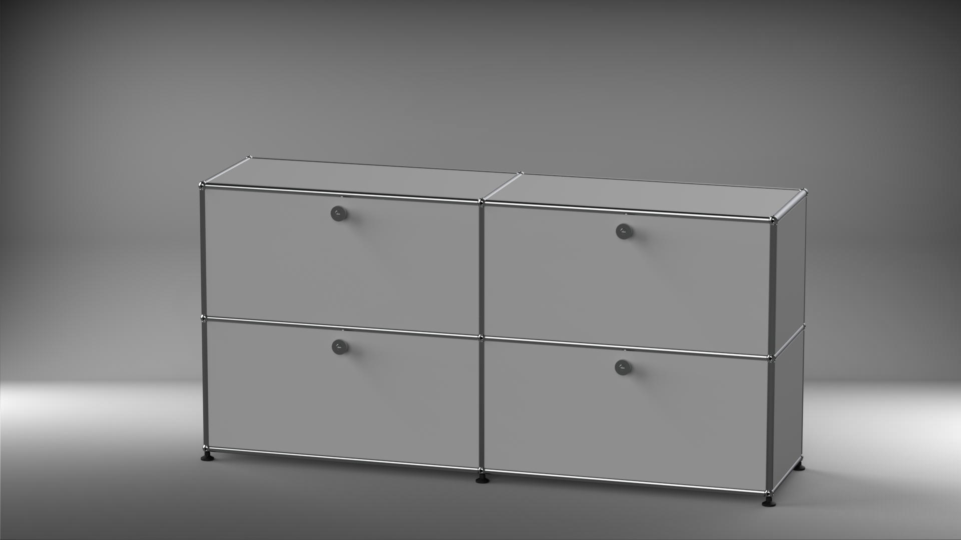 Highboard 2x2 mit vier Klappen