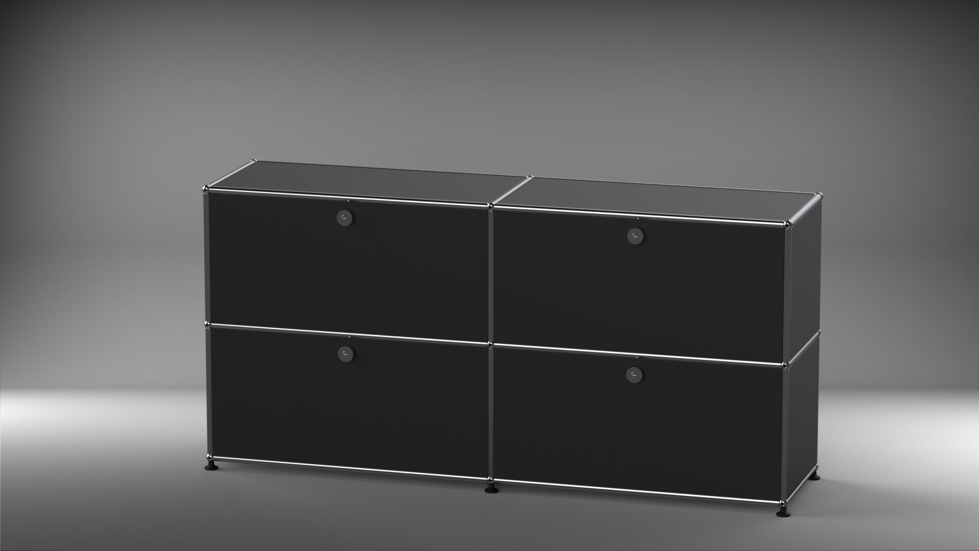 Highboard 2x2 mit vier Klappen