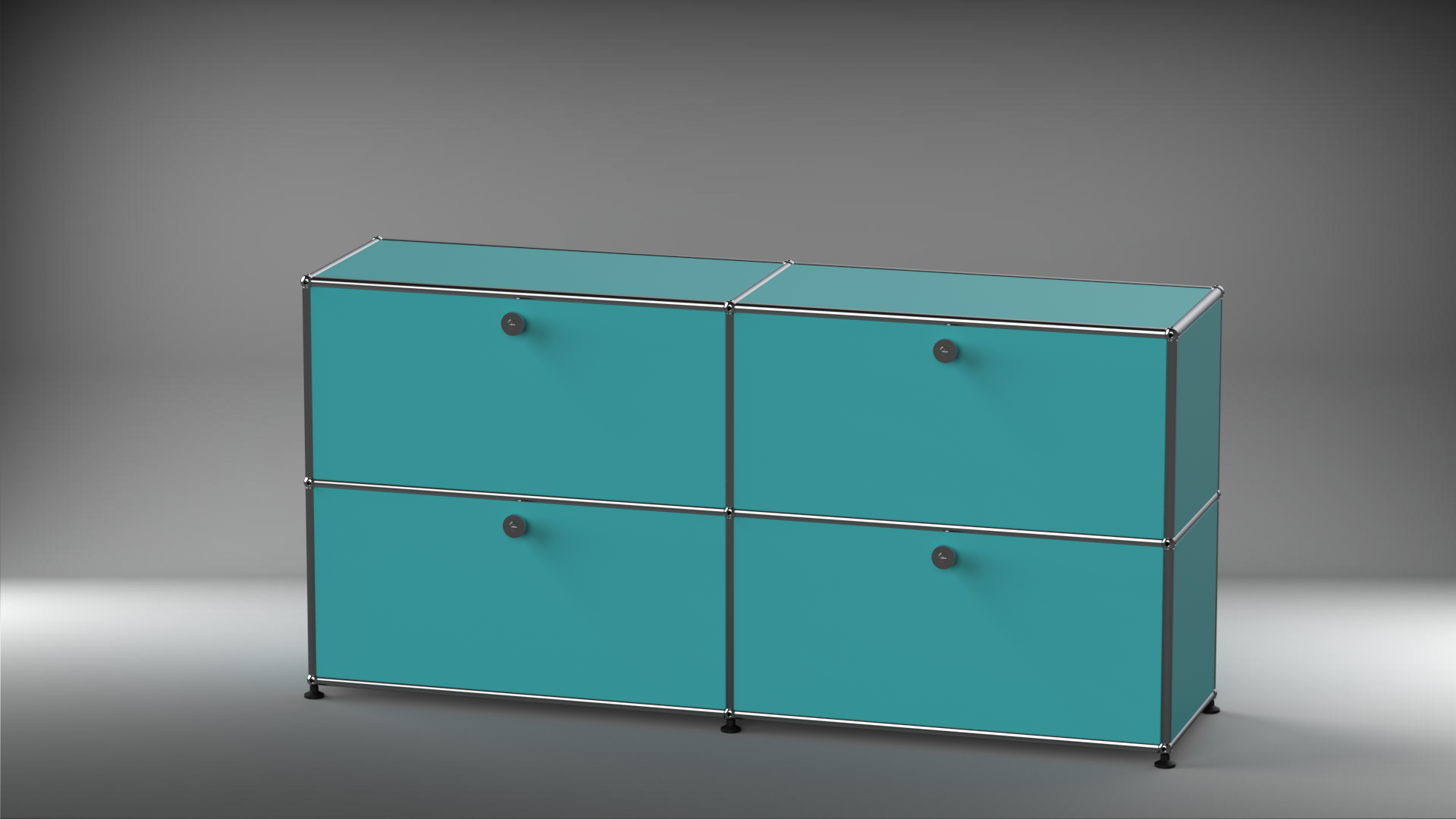 Highboard 2x2 mit vier Klappen