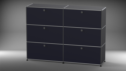 Highboard 2x3 mit sechs Klappen