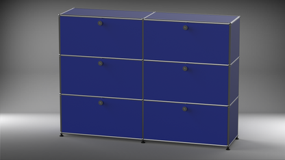 Highboard 2x3 mit sechs Klappen