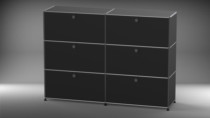 Highboard 2x3 mit sechs Klappen