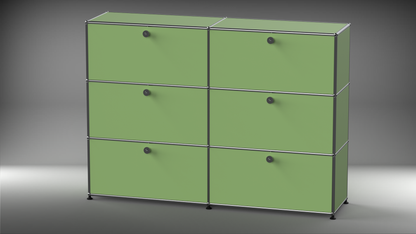 Highboard 2x3 mit sechs Klappen