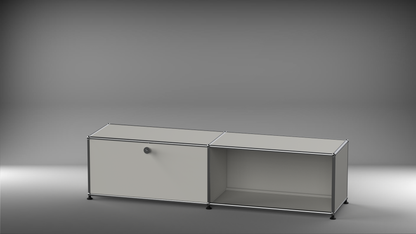 Lowboard 2x1 mit einer Klappe links