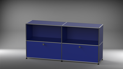 Highboard 2x2 mit zwei Klappen