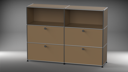 Highboard 2x3 mit vier Klappen