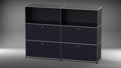 Highboard 2x3 mit vier Klappen