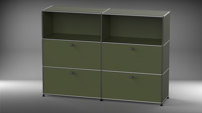 Highboard 2x3 mit vier Klappen