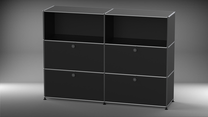 Highboard 2x3 mit vier Klappen