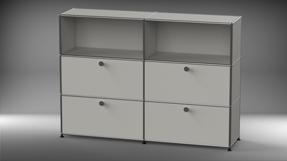 Highboard 2x3 mit vier Klappen