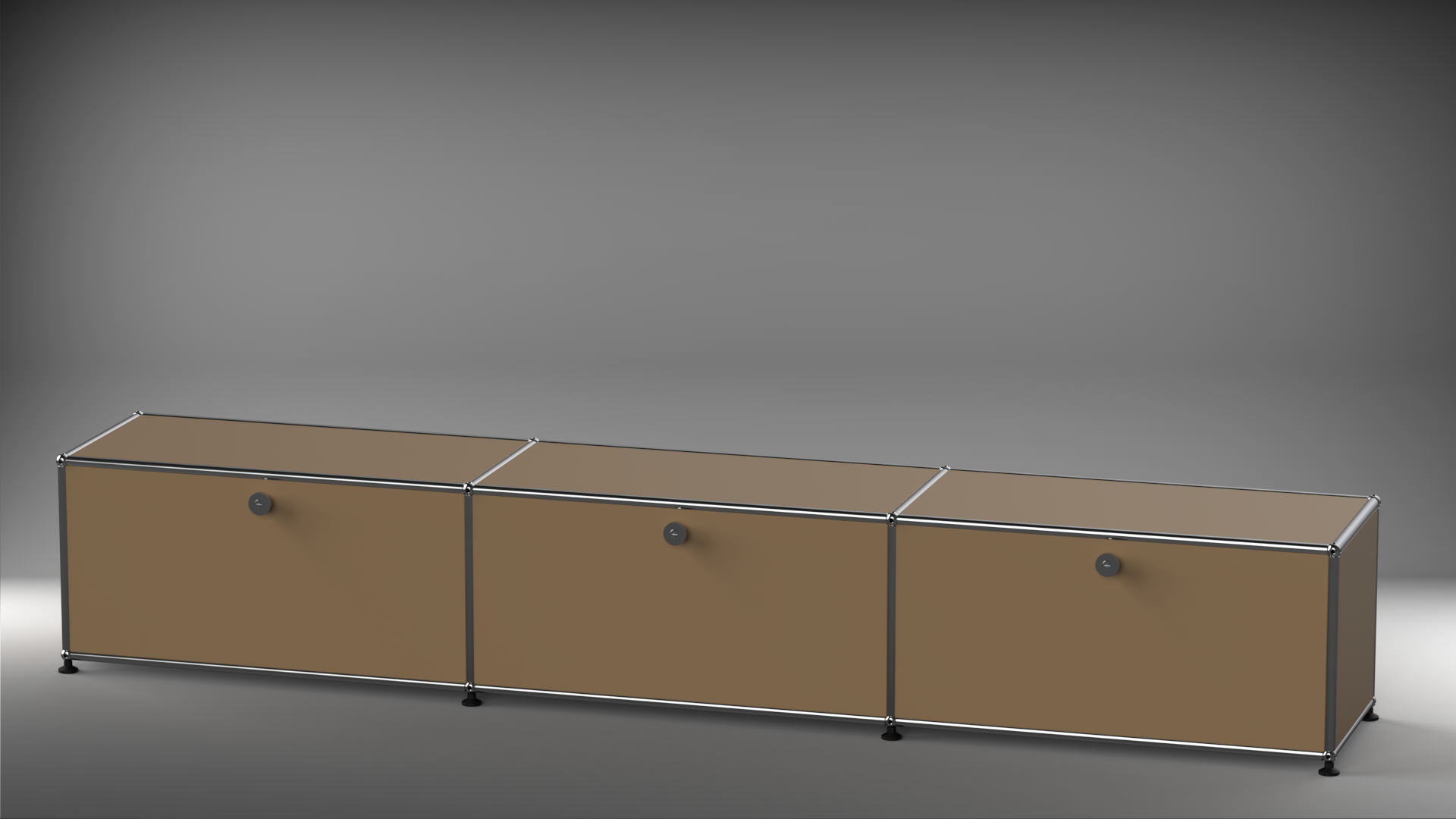 Lowboard 3x1 mit drei Klappen