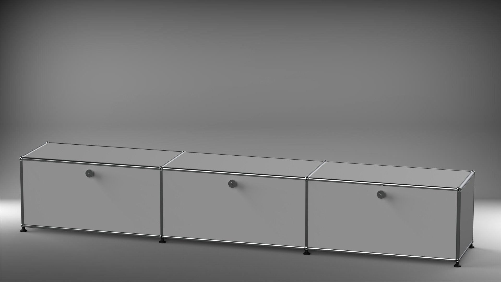 Lowboard 3x1 mit drei Klappen