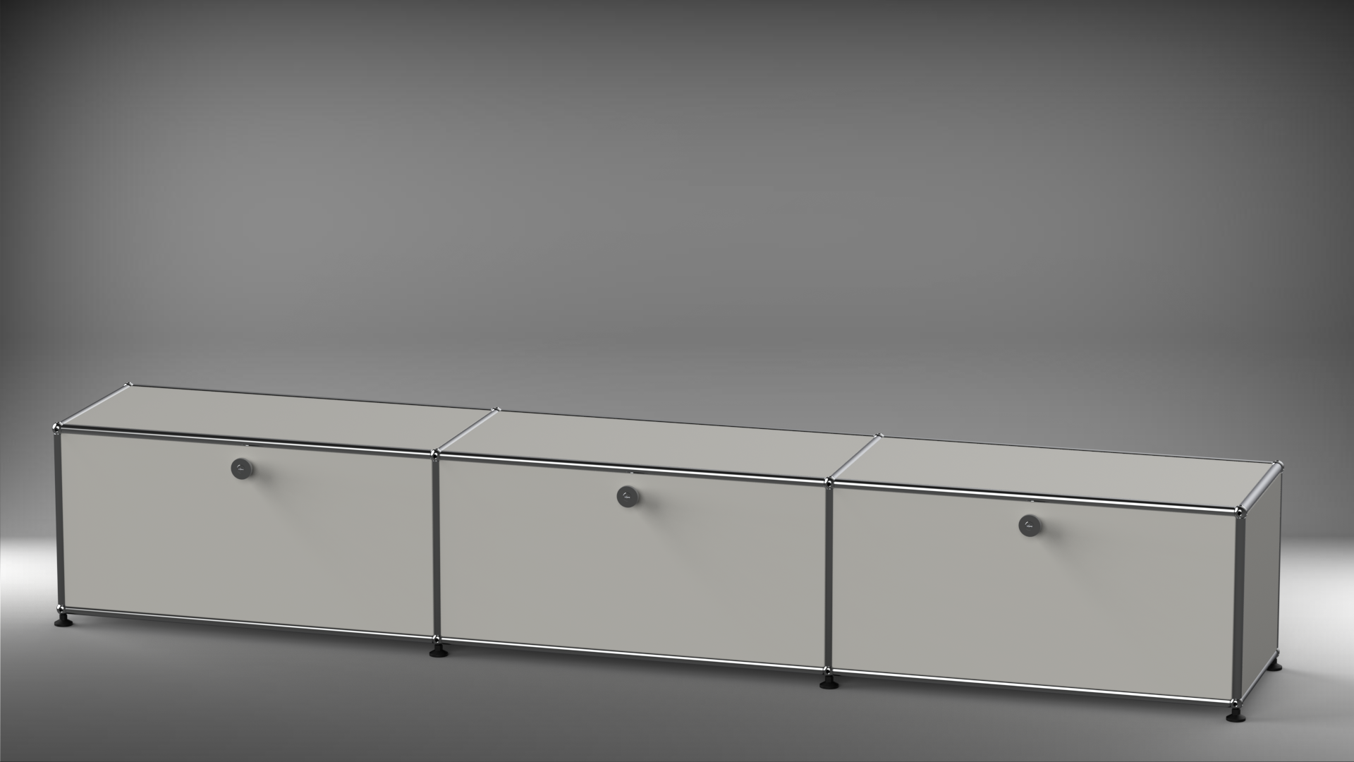 Lowboard 3x1 mit drei Klappen