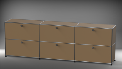 Highboard 3x2 mit sechs Klappen