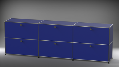 Highboard 3x2 mit sechs Klappen