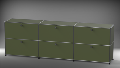 Highboard 3x2 mit sechs Klappen