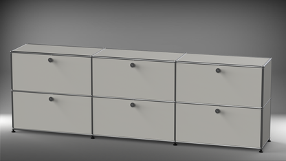 Highboard 3x2 mit sechs Klappen