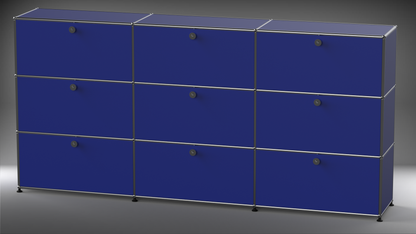 Highboard 3x3 mit neun Klappen