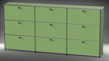 Highboard 3x3 mit neun Klappen