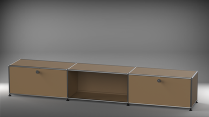 Lowboard 3x1 mit zwei Klappen