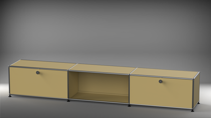 Lowboard 3x1 mit zwei Klappen