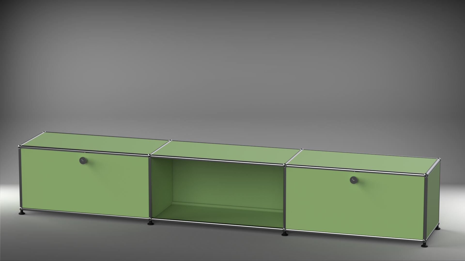 Lowboard 3x1 mit zwei Klappen