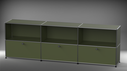 Highboard 3x2 mit drei Klappen