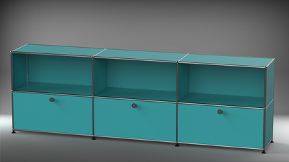 Highboard 3x2 mit drei Klappen