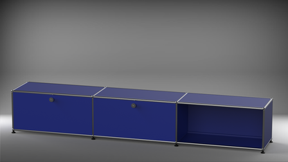 Lowboard 3x1 mit zwei Klappen links