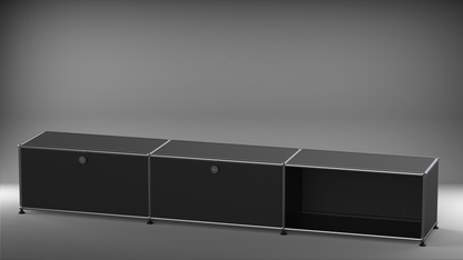 Lowboard 3x1 mit zwei Klappen links