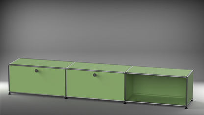 Lowboard 3x1 mit zwei Klappen links