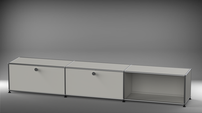 Lowboard 3x1 mit zwei Klappen links
