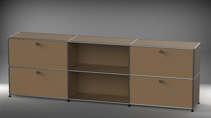 Highboard 3x2 mit vier Klappen
