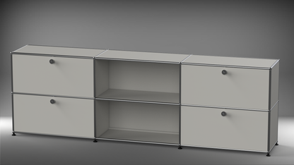 Highboard 3x2 mit vier Klappen