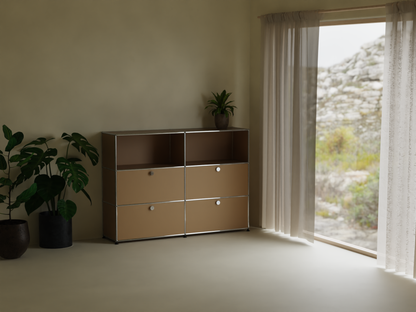 Highboard 2x3 mit vier Klappen