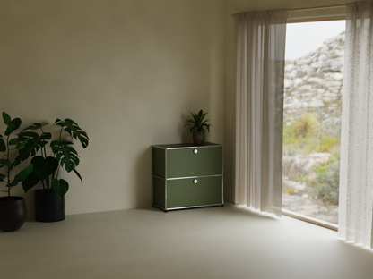 Highboard 1x2 mit zwei Klappen